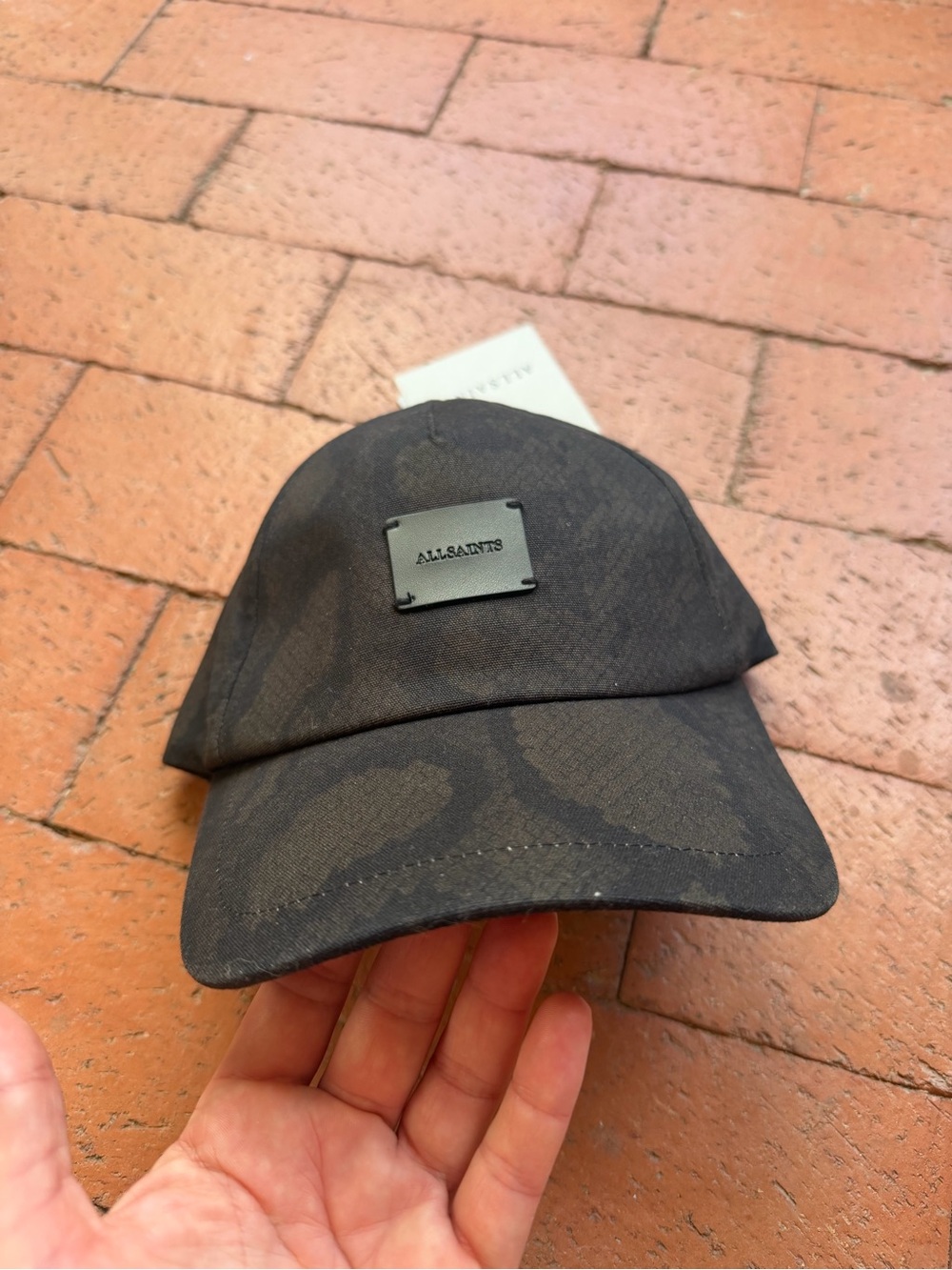 NWT All Saints snake print or camo hat
